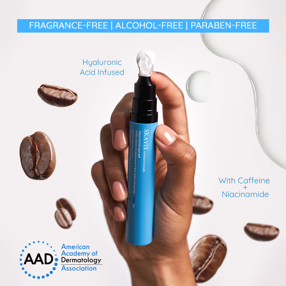 Cooling Eye Gel with Caffeine & Hyaluronic Acid – Depuffs, Hydrates & Brightens