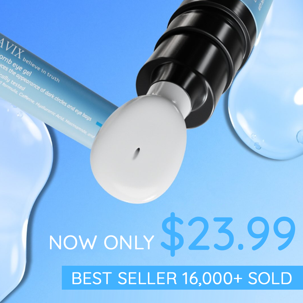 Cooling Eye Gel with Caffeine & Hyaluronic Acid – Depuffs, Hydrates & Brightens