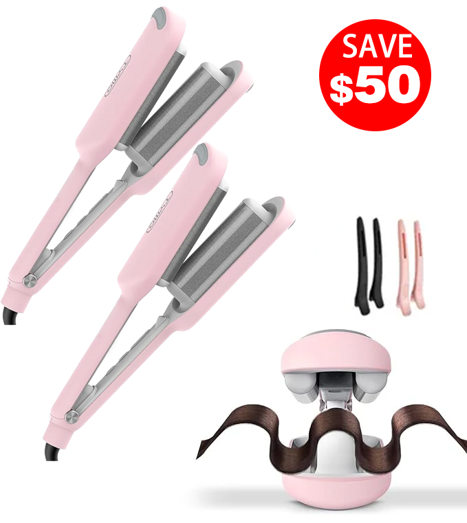 Final 4 Hours: 60% OFF COMPACT Hair Waver Crimper