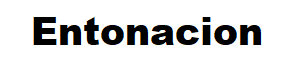 Entonacion