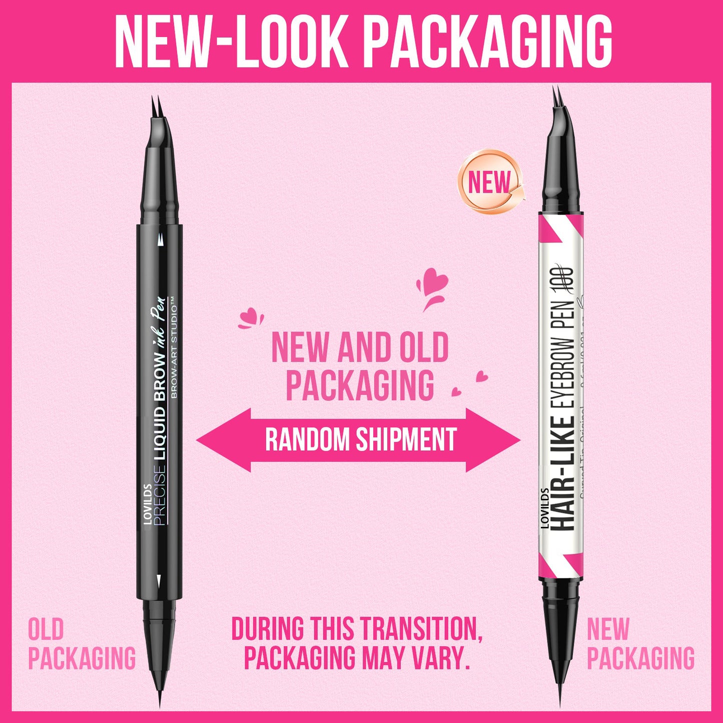 2-in-1 LOVILDS Curved Eyebrow Pencil
