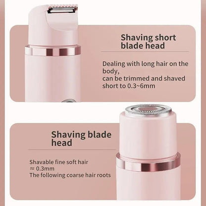 QIAWI™ Comfort 2 in 1 Electric Body Shaver