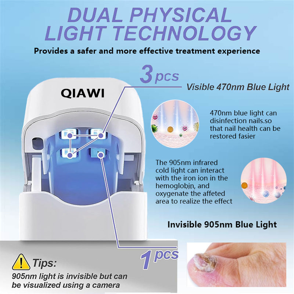 🔥(Official Mall)💖QIAWI™ Revolutionary High-Efficiency Light Therapy Device For Toenail Diseases-🗽Made and Shipped from USA 🔥